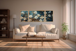 Wallity Huhu312 - Conjunto de 3 Cuadros Decorativos Multicolor